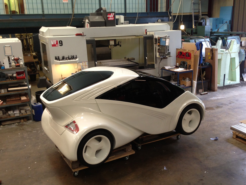 Mechanical precision engineered concept car