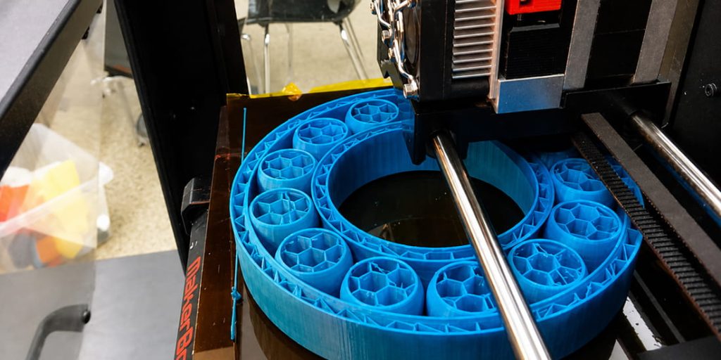 3D printing underway