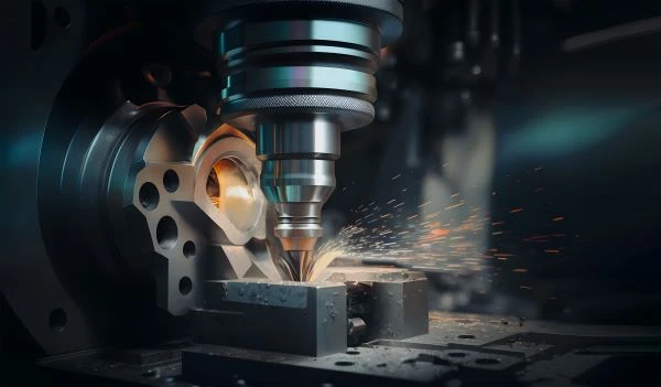 machine creating medical machine parts