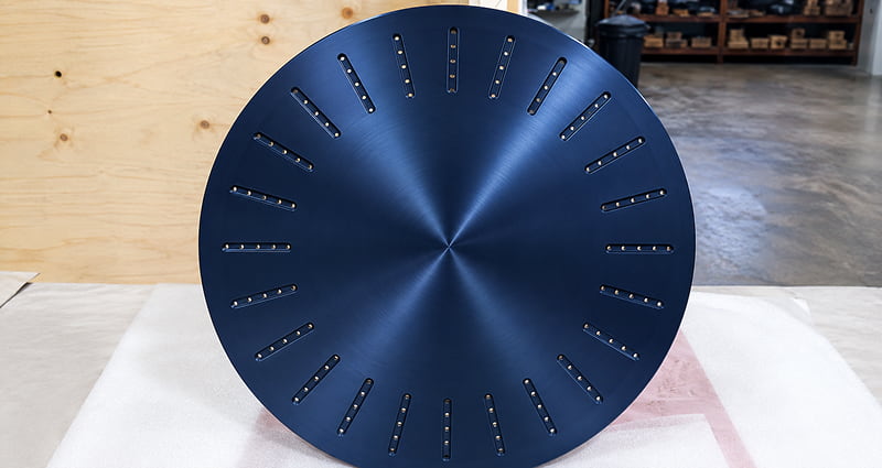 Large CNC Milling of Wheels from Solid Aluminum