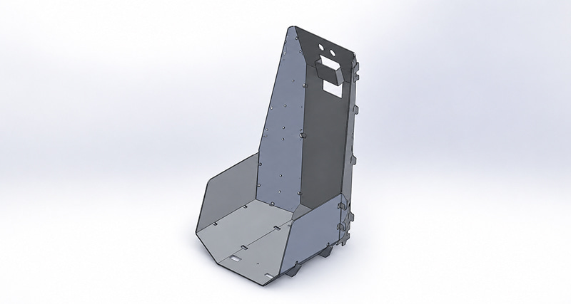 Precision Drill Jig for an Aircraft Seat